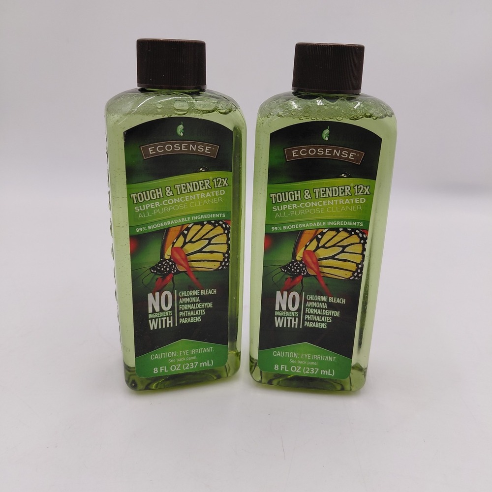 Melaleuca Ecosense Tough Tender 12X Concentrate Cleaner, 8 oz - 2 Pack